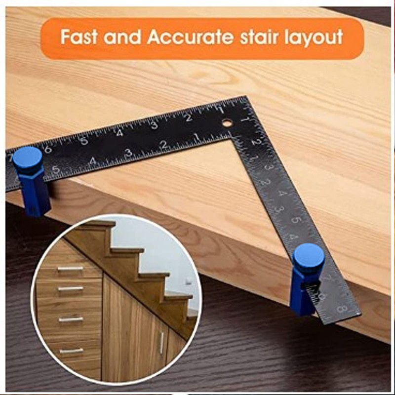 Stair Measuring Knob, Square Gauge Aluminium Alloy Stair Stringer Layout