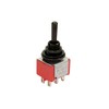 bangdan Mini 3-way Toggle Switch ON-ON-ON Round Lever Black
