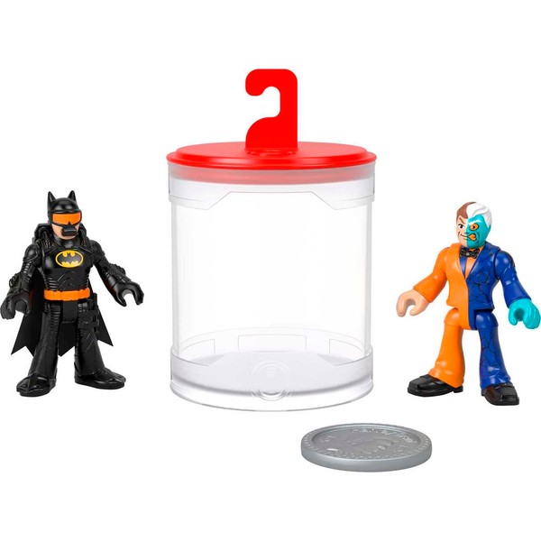 Fisher-Price Imaginext DC Super Friends Color Changers Batman & Two-Face Figure Set for Preschool Pretend Play Ages 3+ Years