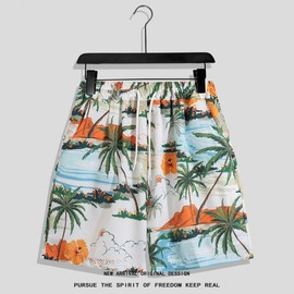 Men's Beachwear Board Shorts Rash Guard Swim Bottoms Beach Shorts TK7 M/South Pants 3666 Gray 5ea