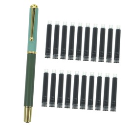 Operitacx Fountain Style Brush Pen Set Refillable Ink Brush Pen for Writing Calligraphy Practice