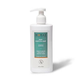 Moraz Natural Herbal Baby Soapless Liquid Soap, 8.5 Ounce