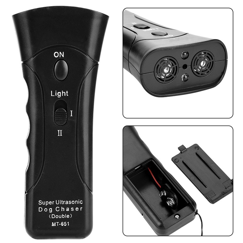 Enhanced Ultrasonic Repelling Dogs Electronic Training Tools Dog Chaser Stop