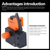 Telituny Drill Switch 6A 220V FA2-4/1BEK Adjustable Speed Switch for