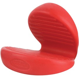 Trudeau Stay Cool Silicone Mini Pinch Pot Holder/Oven Mitt - Red Green or Blue (Red)
