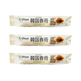 Puriyen O'Food Fluffy Korean Vermicelli 3.5 oz (100 g) x 3 Bottles, Sula Harusame