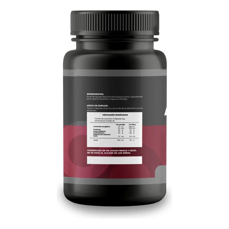 Aguaje Y Fenogreco - 90 Capsulas Por Frasco - 100%