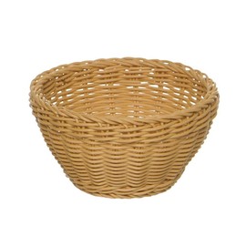 APS Profi Line Round Wicker Basket Made of Polypropylene, Wickerwork Container, Bread Basket, Food Basket
