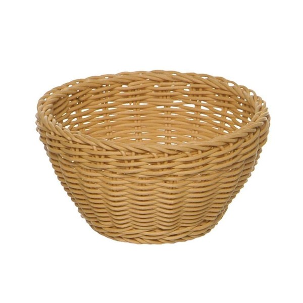 APS Profi Line Round Wicker Basket Made of Polypropylene, Wickerwork