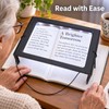 Full-Page Magnifier for Reading – 3X Foldable Desktop Lens with