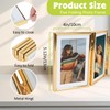 5 Folding Hinged Picture Frame 3.5 x 5'' Folding Picture