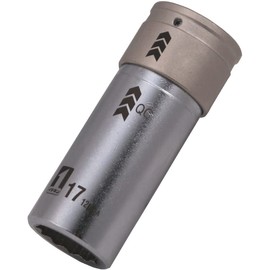 Ichinen Access MUST TOOL Socket IM-4W17C - 12K QC Socket Single 0.7 inch (17 mm) 12 Corner 19840 Insertion Angle: 0.5 inches (12.7 mm) (4 minutes) For Scaffolding Clamp