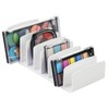 mDesign Plastic Cosmetic Organiser - 9 Slots Makeup Storage Box