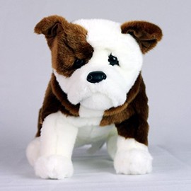 Bulldog - Stuffed Animal Therapy for People with Memory Loss from Aging and Caregivers