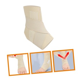 Baluue Sports Ankle Sleeve Protector Fit Compression Ankle Brace for Running Football Basketball Skin-friendly Design for Comfort and Support Suitable for Men and Women Skin Color