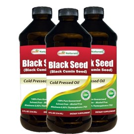 Best Naturals Black Seed Oil 8 Oz (Pack of 3)