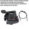 zipelo Thumb Throttle Cable, 7/8'' 22mm Accelerator Control Handle Assembly,