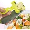 Nonoji W1WP-01PG Peeler, Shaving Mesh, Waffle Peeler, Green