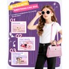 Play Purse for Girls, 32PCS Toddler Purse with Pretend Makeup