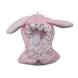 AXLUCE-Stuffed Animal Clothes-Plush-Clothes-10cm-Doll (Rabbit (Light Pink))