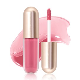 KISSIO Plumping Lip gloss,Glossy and Cool,Make Lips Plump and Moisturizing,Lip Gloss contains Peppermint and Beeswax,Cruelty Free,0.19 oz.(04#Liqueur)