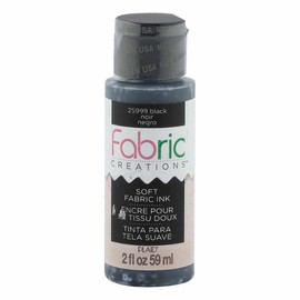 Fabric Creations Fabric Ink in Assorted Colors (2-Ounce), Black