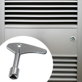 Kovcfon 3 Pcs Inner Triangle Spanner Key Metal Triangular Key Meter Box Key Gas Box Key for Gas Water Electric Meter Box Cabinet, SLP-498