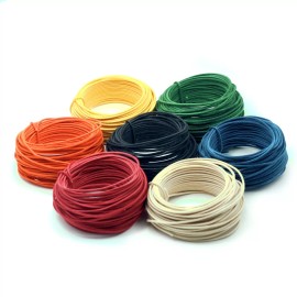 Gavitt 50’ Gavitt Guitar Wire Cloth-covered Vintage-style Push Back 22awg Pre-tinned - Green