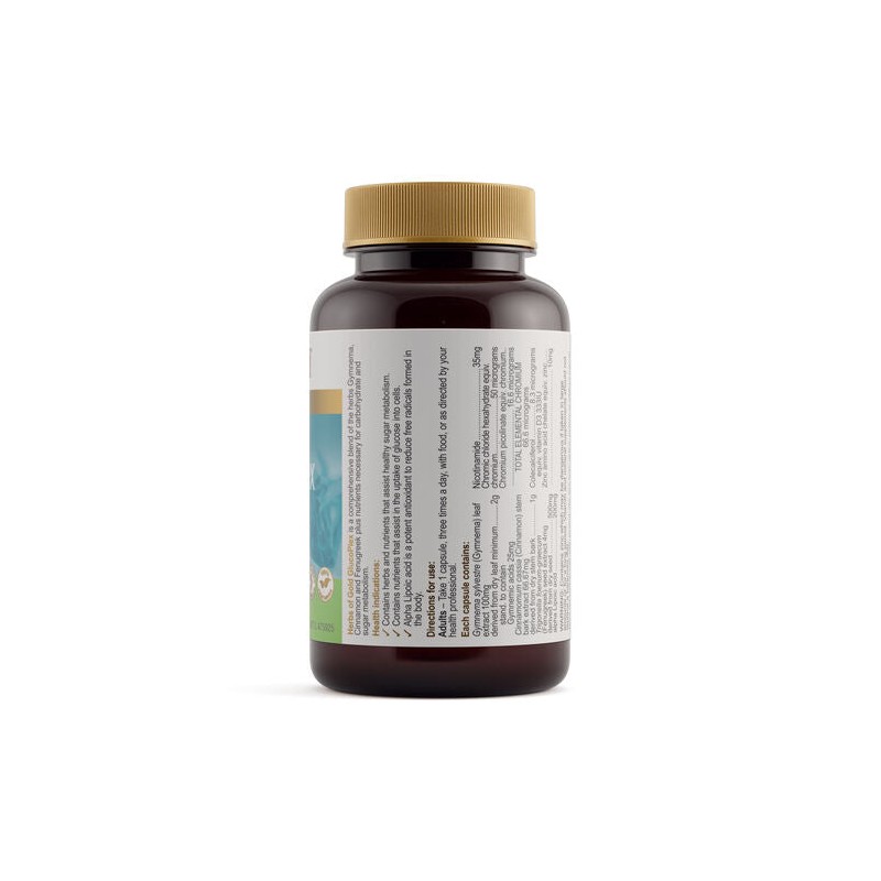 Herbs Of Gold Glucoplex 60 Capsules