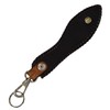 voodoocats Key Chain, Belt Loop, Crocodile Leather, Genuine Leather, Matte