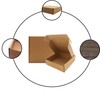 7x7x2 inches Shipping Boxes Set of 25, Brown Corrugated Mailing