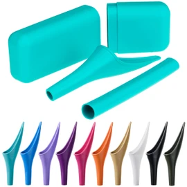 SHEWEE Extreme Female Urinal. Made in the UK. Reusable and Recyclable Urination Device. Festival, Camping, Car and Hiking Essentials For Women. Includes Travel Case and Extension Pipe – Aqua