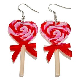 Stocking Stuffers Holiday Outfits for Women 2024 Valentine's Day Earrings Pink Earrings for Women Valentines Day Accessories Cute Bear Earrings Red Earrings Love Earrings for Girls Girlsfriend Valentine'S Day Gifts for Wife 1