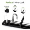 Galvanised Brenton Bolt Sliding Door Lockable Padbolt – 4" (100mm)