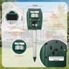 Solar Ultrasonic Animal Repellent Outdoor, Motion Activated Cat Dog Deer