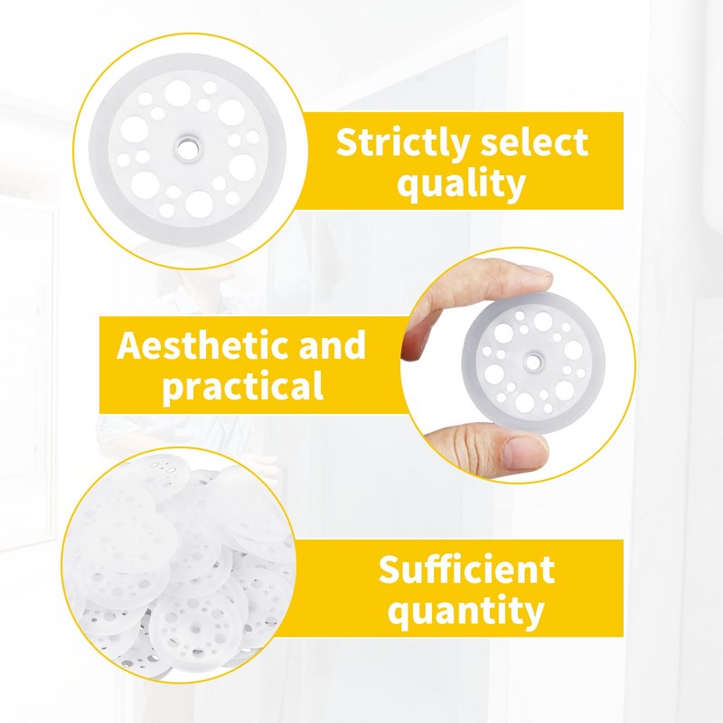 Pack of 200 Plastic Washers Polypropylene Washers 45 mm Insulation