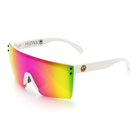 Heat Wave Visual Lazer Face Z87 White Sunglasses in Spectrum Polarized Lens