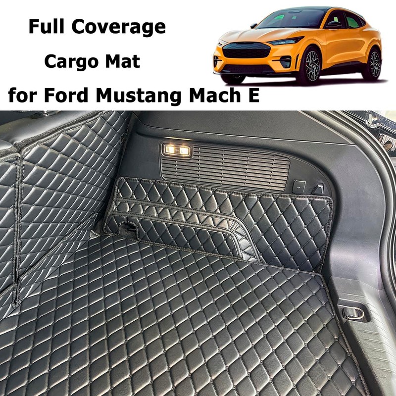 7DEEKEI Cargo Mat Compatible with 2021-2025 Ford Mustang Mach-E Trunk