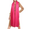 Prettystern Women's Extra Large XXL Pashmina Scarf 100% Wool Warm