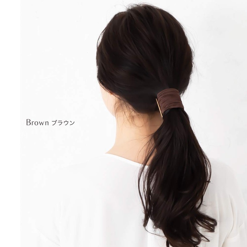 JewelVOX Hair Accessories, Pony Hook, Hair Cuff, Gathered, Polished, Satin