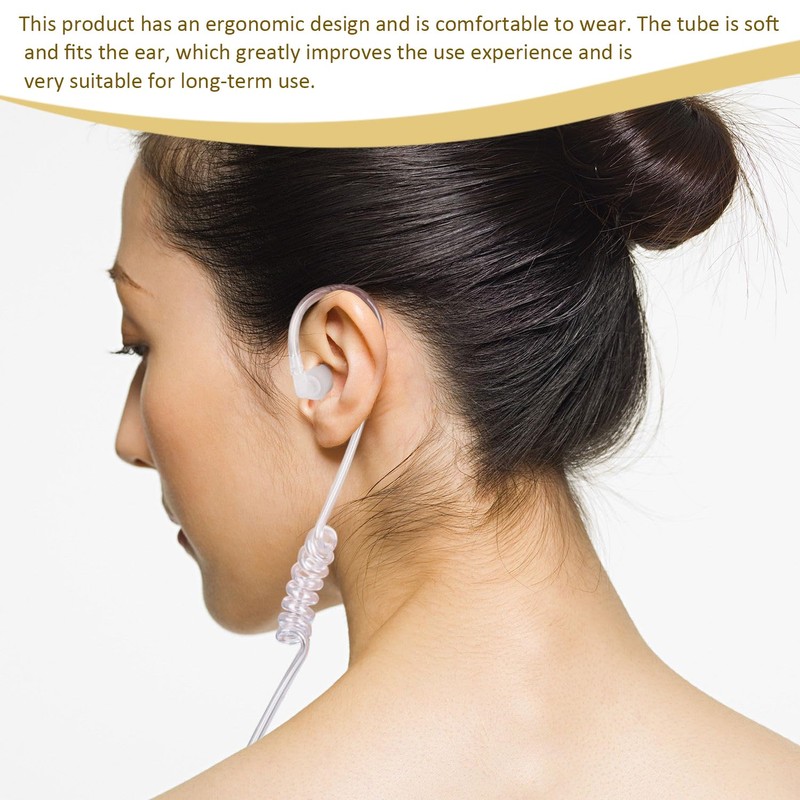 FDGGT 4 Pieces Intercom Air Channels Transparent Intercom Channels Audio