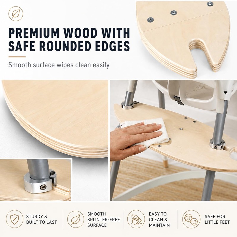 Adjustable Foot Rest Compatible with IKEA ANTILOP High Chair
