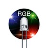 20x LED 3mm RGB color changing red green blue light