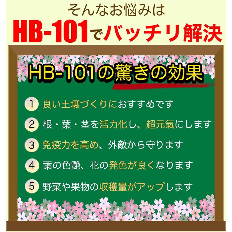 Flora HB-101 500cc PlantLiquid which strengthens very much the plant