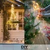 Solar Fairy String Lights Outside, Multi Strand 180 LEDs Watering
