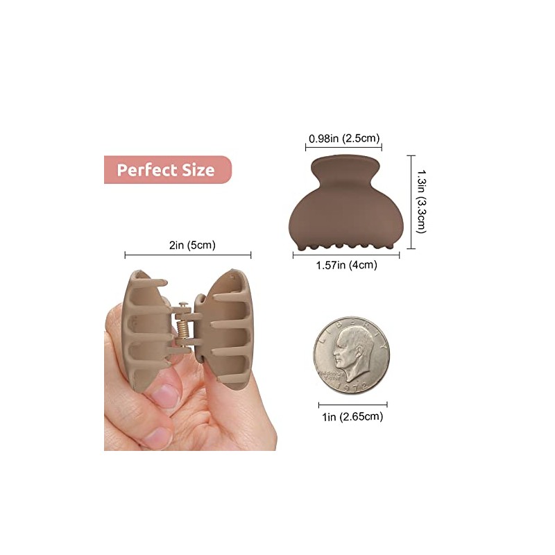 Lolalet 12 Pinzas Mini para Pelo Small Hair Claws Clips
