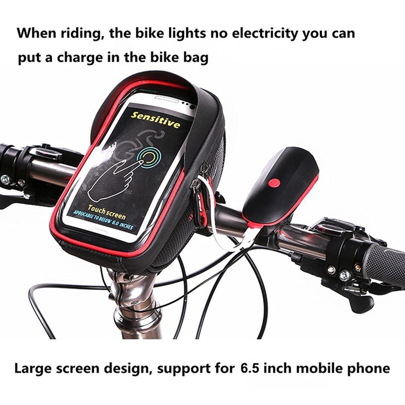 XPhonew Bike mobile holder Tube Pouch - Red