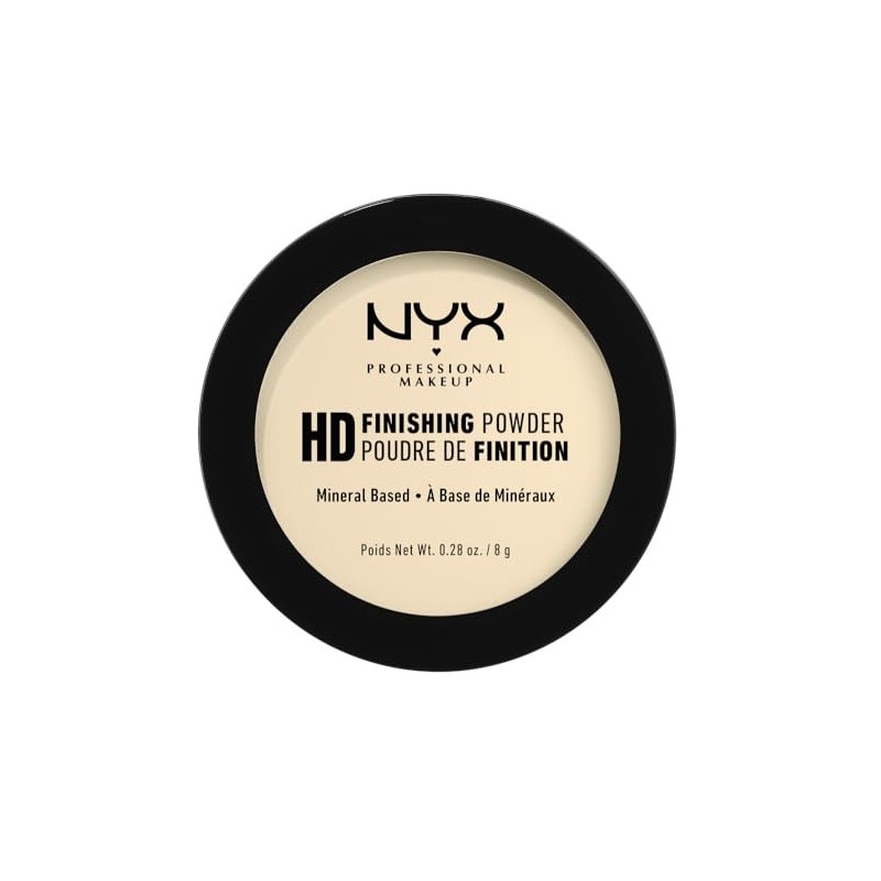 NYX PROFESSIONAL MAKEUP High Definition Finishing Powder, Banana, 0.28 Ounce