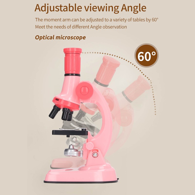 Microscope Toy Educational Biological Laboratory Tool Microscope Toy for Children