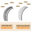 Individual Eyelashes, Volume Eyelashes, C-0.20, 8–15 mm Mix Eyelash Extensions,